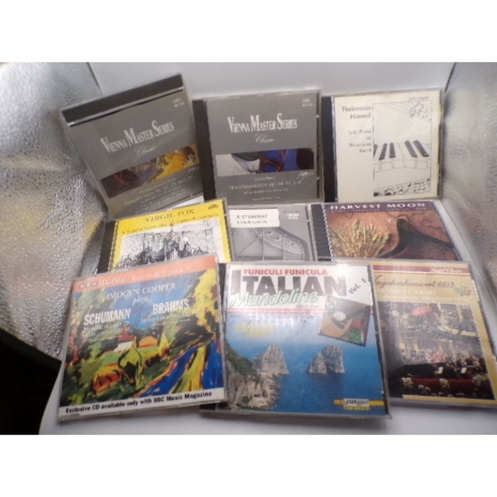 9 Classical Jazz Instrumental CD Lot Vienna Master Series Thelonious Monk Mozart
